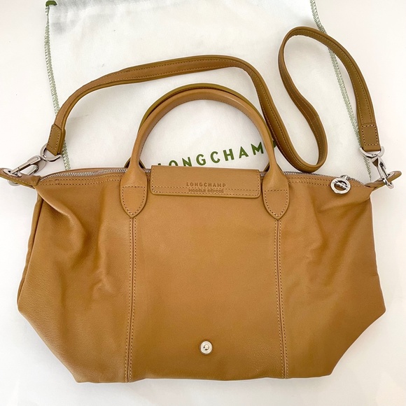 Longchamp Le Pliage Cuir Lambskin CUMIN small leather bag - Picture 16 of 16